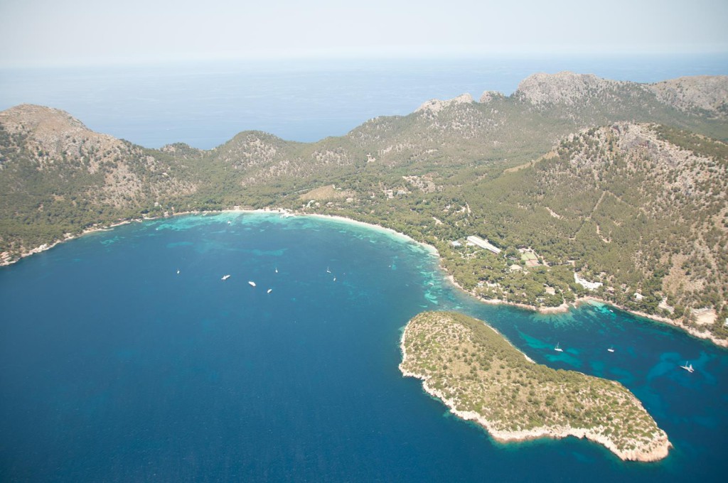 Formentor desde helicóptero