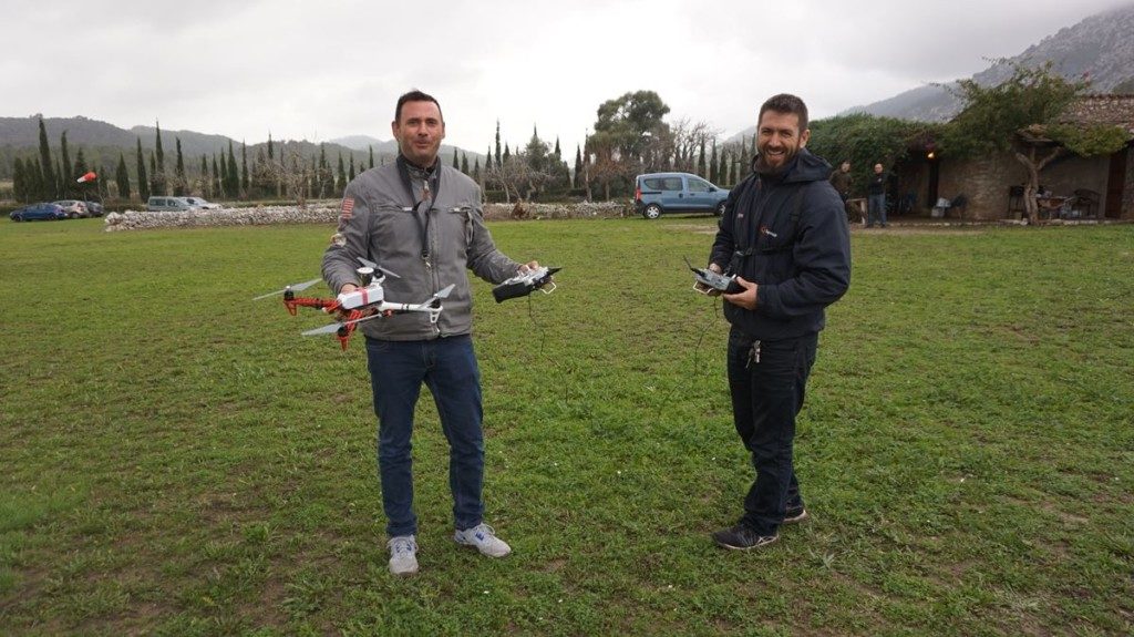 Student and instructor of the course of RPAS pilot